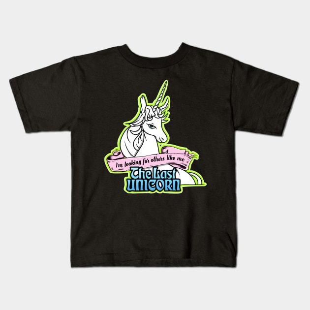 The last unicorn Kids T-Shirt by LICENSEDLEGIT